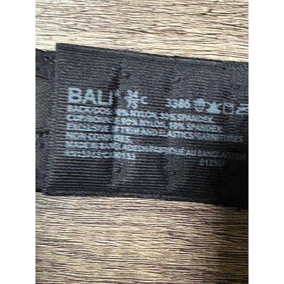 NWOT Bali 34C Black Lace Unlined Underwire Bra Style - Picture 5 of 5